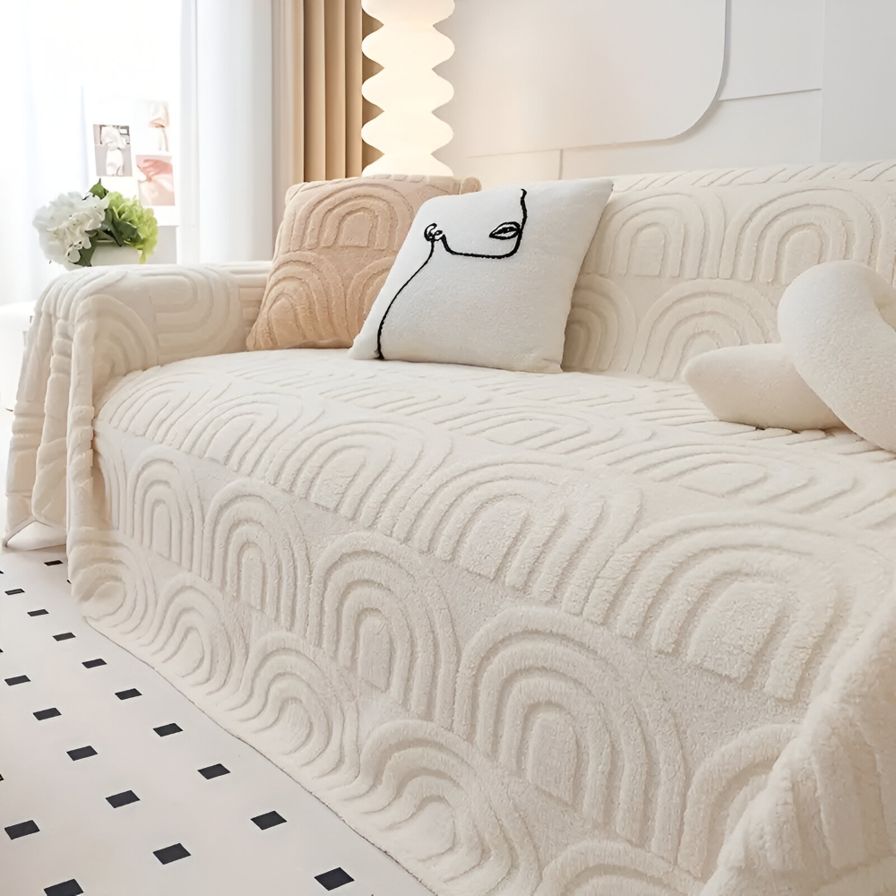 ArchPlush Sofföverdrag - Mångsidigt Jacquard Sofföverdrag för Alla Sofftyper