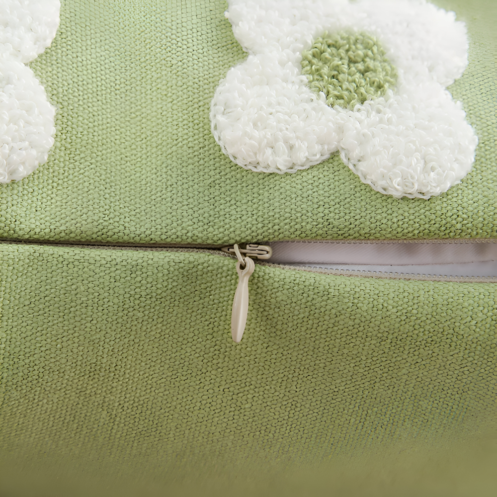 Blooma Soffkuddar - Broderade Fyrkantiga & Rektangulära Blomkuddöverdrag