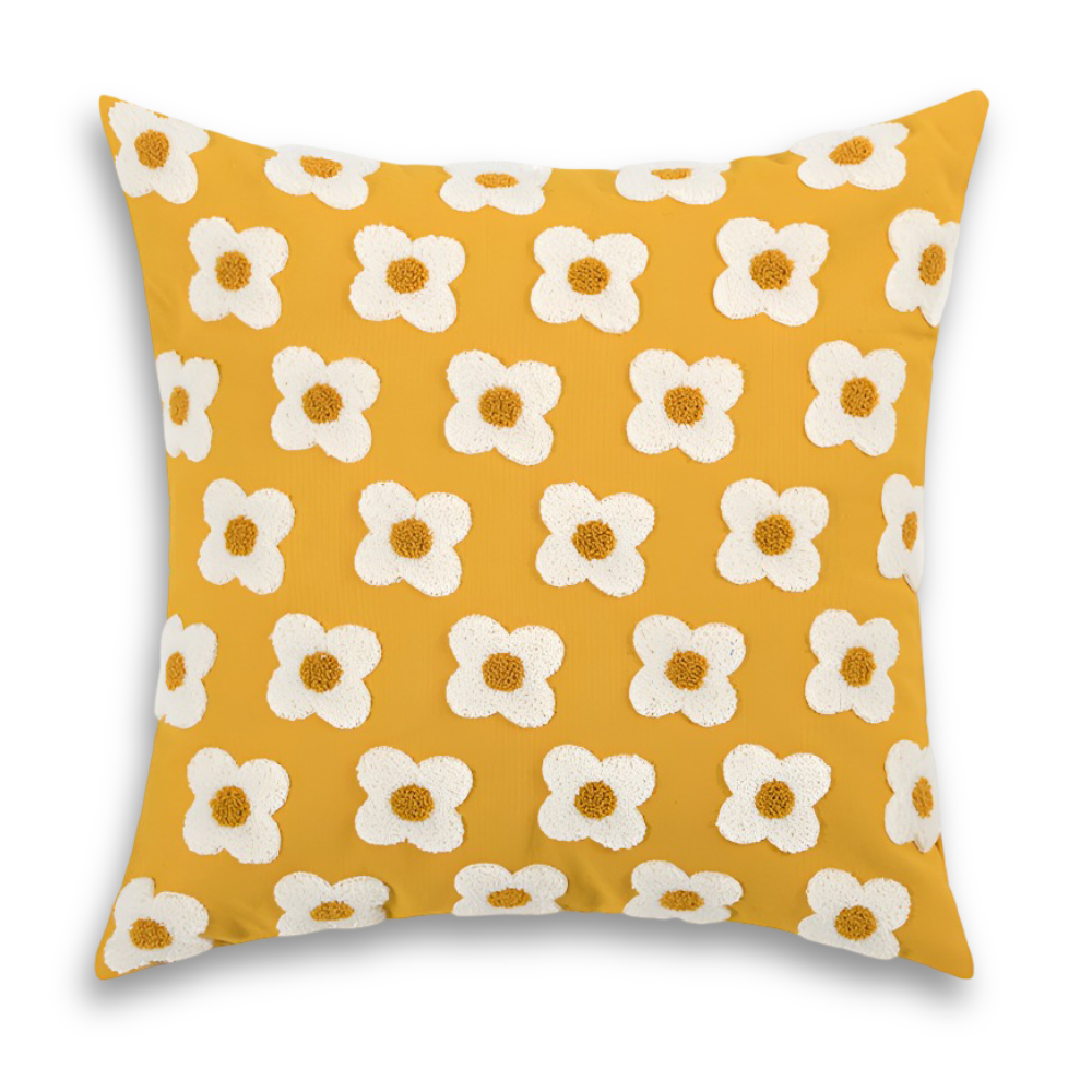 Blooma Soffkuddar - Broderade Fyrkantiga & Rektangulära Blomkuddöverdrag