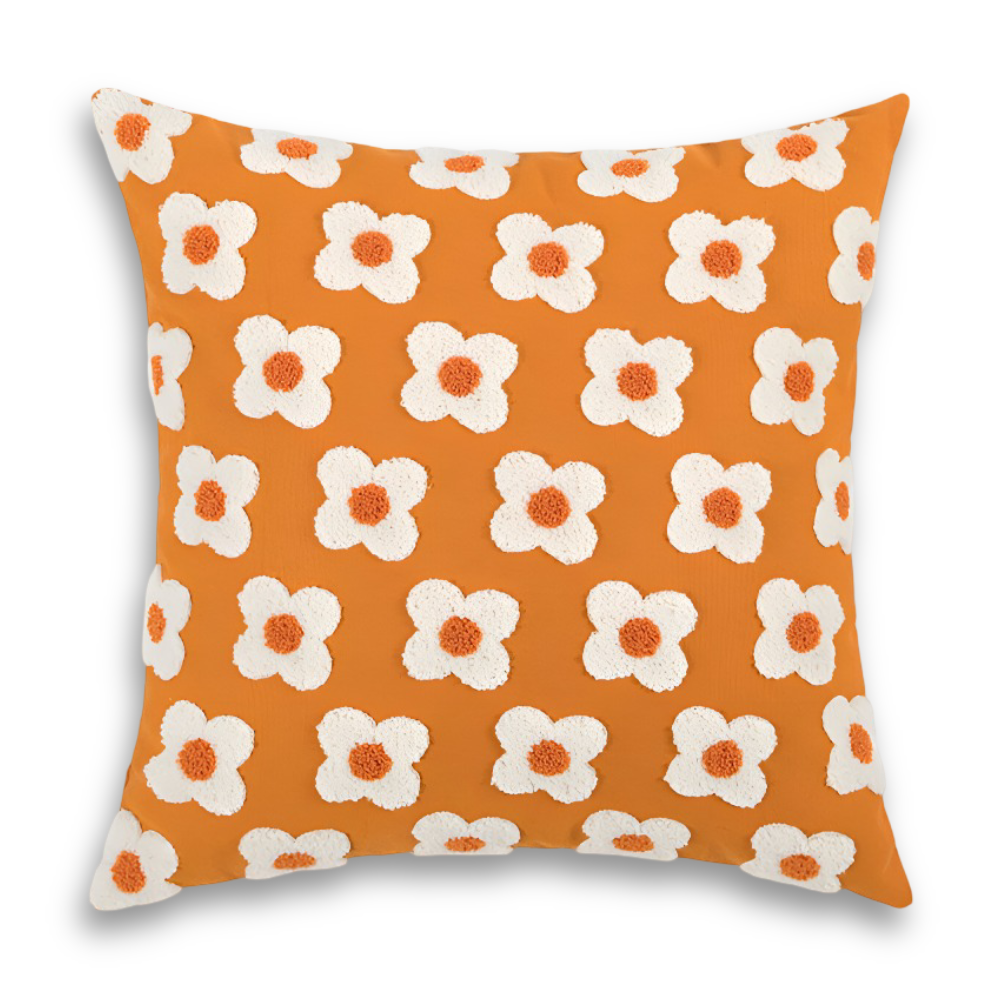 Blooma Soffkuddar - Broderade Fyrkantiga & Rektangulära Blomkuddöverdrag