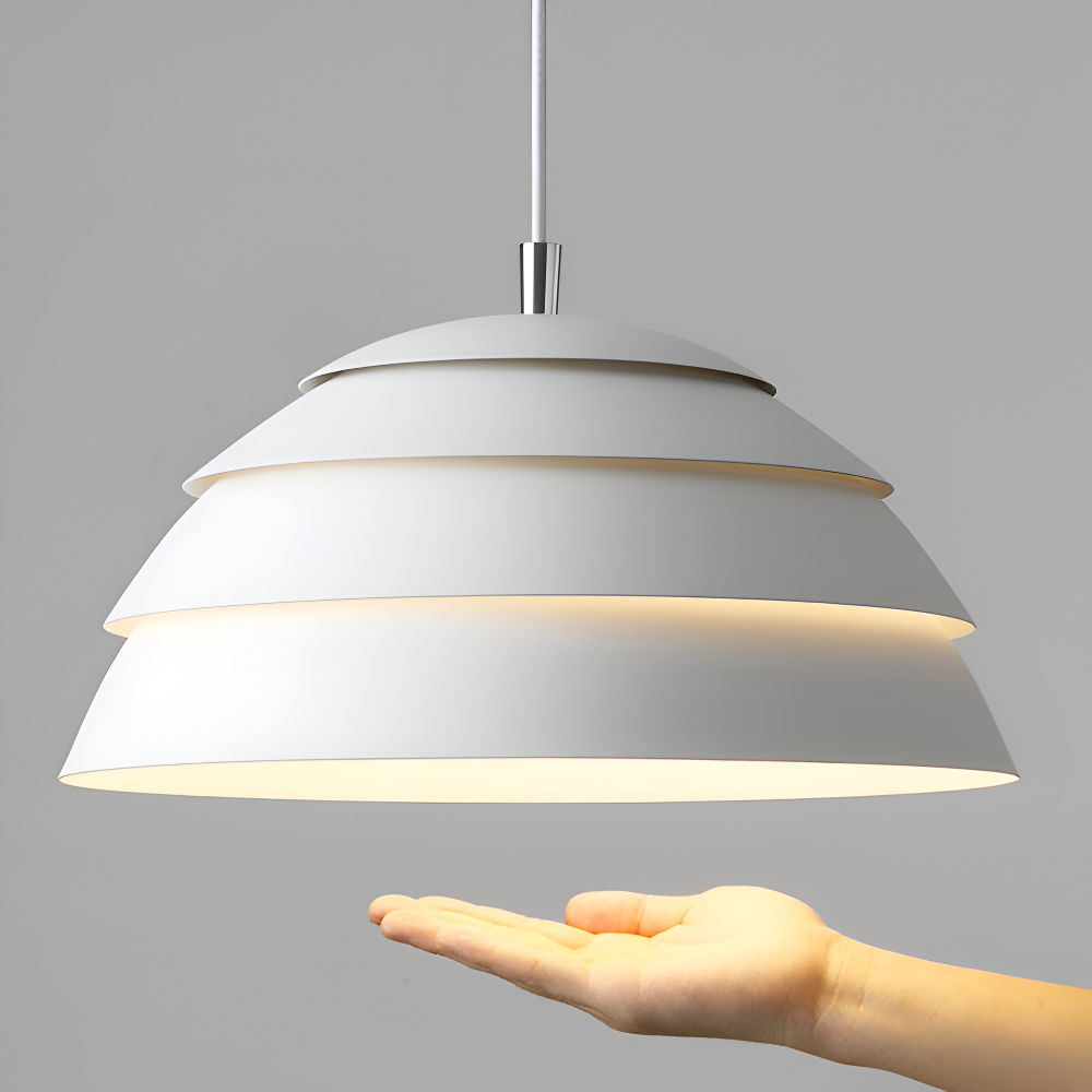 Helle LED- Hängande lampa - Hierarkisk kupol pendellampa - Snodd pendellampa