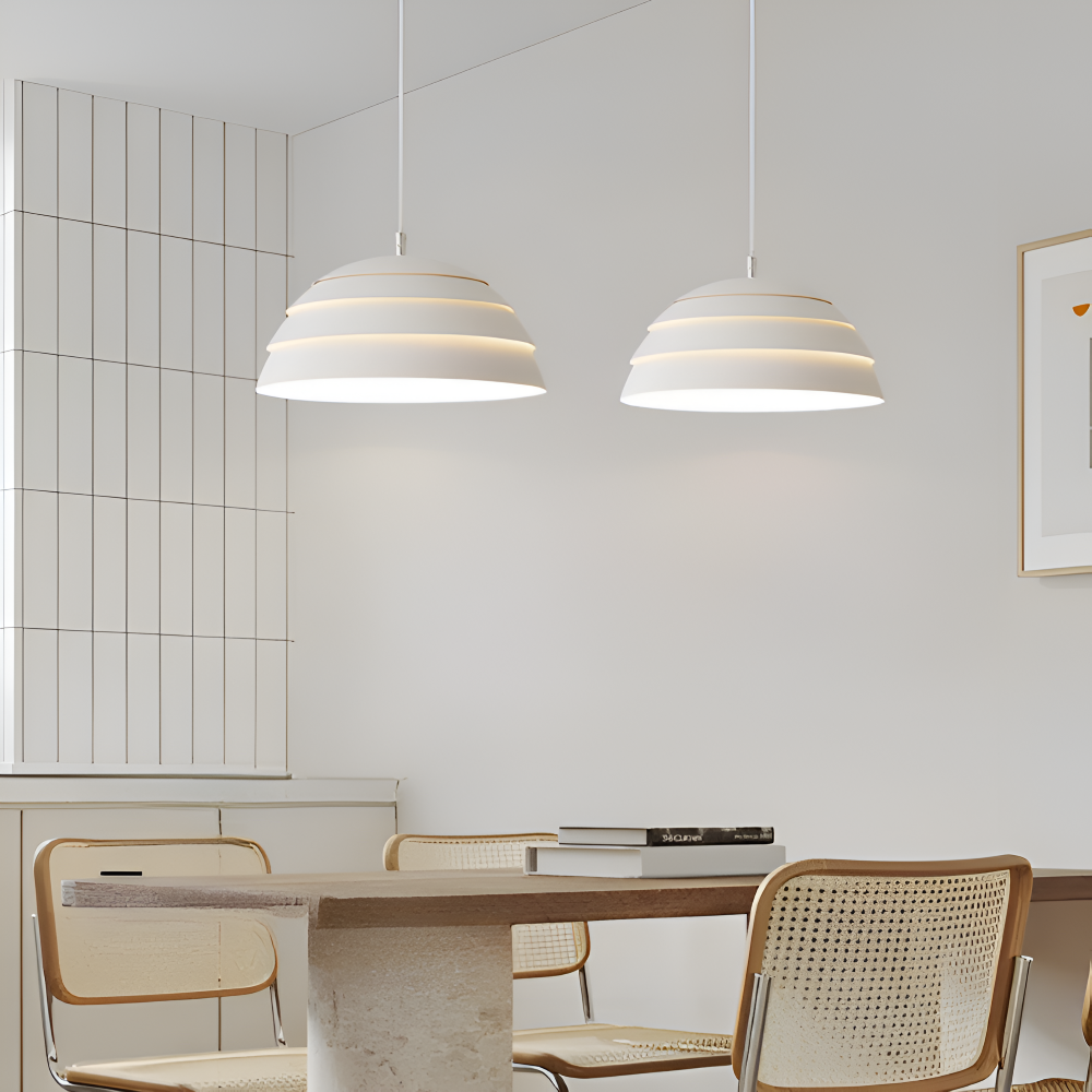 Helle LED- Hängande lampa - Hierarkisk kupol pendellampa - Snodd pendellampa