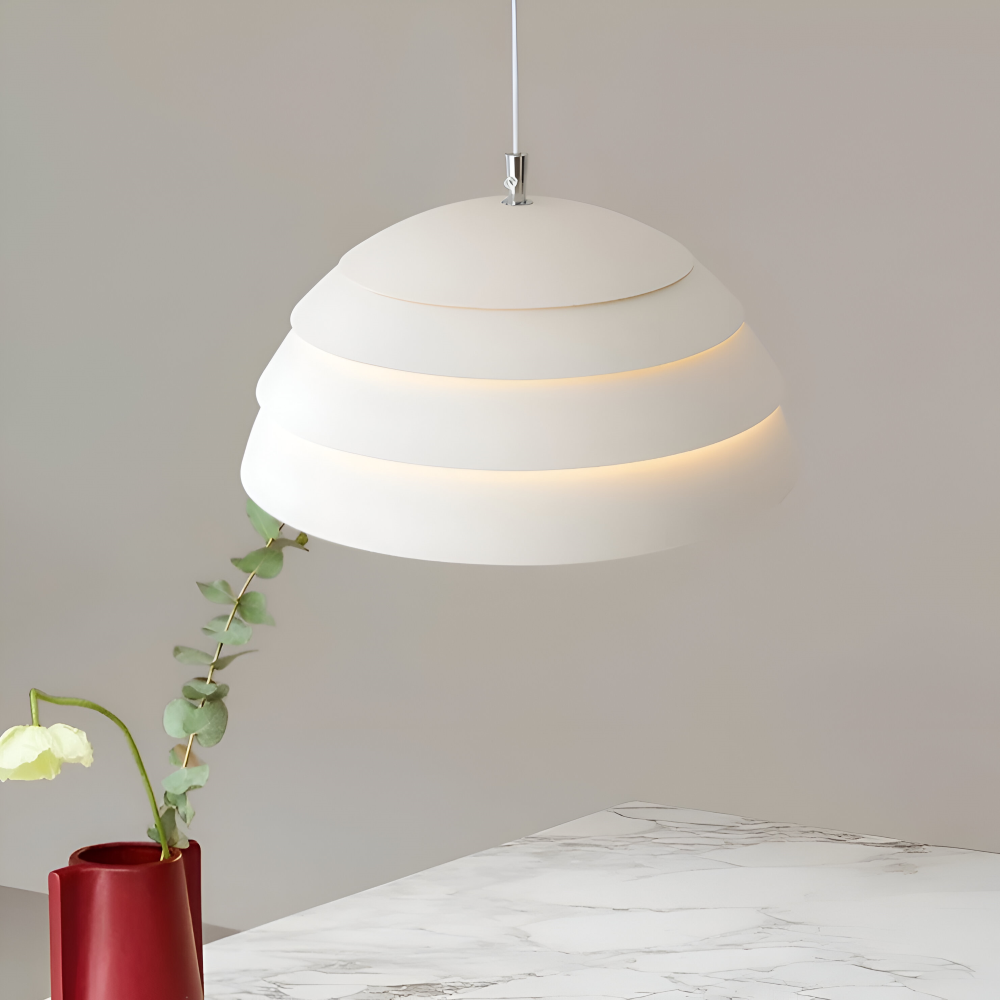 Helle LED- Hängande lampa - Hierarkisk kupol pendellampa - Snodd pendellampa