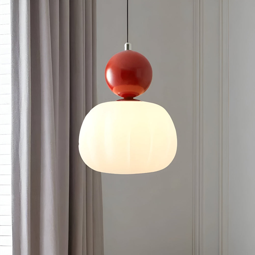 Klassisk Art Deco Pendellampa - Stilfull Crèmefärgad Hänglampa