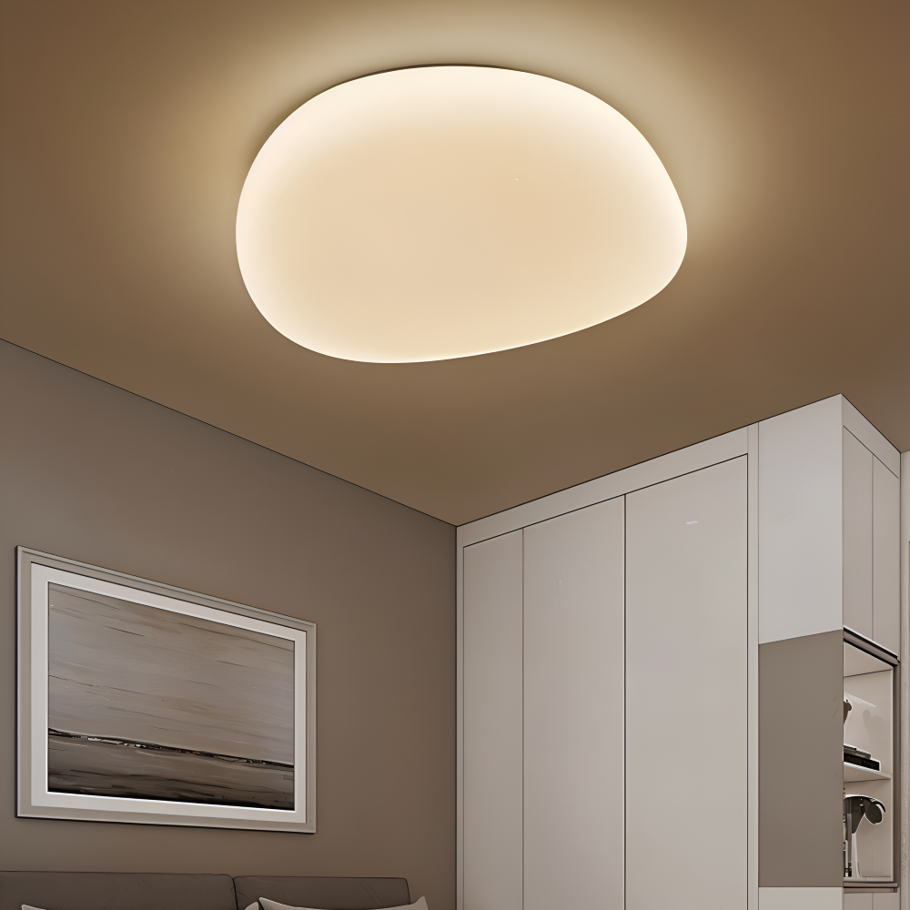 Cobble Taklampa - Stilren småsten taklampa med integrerad LED