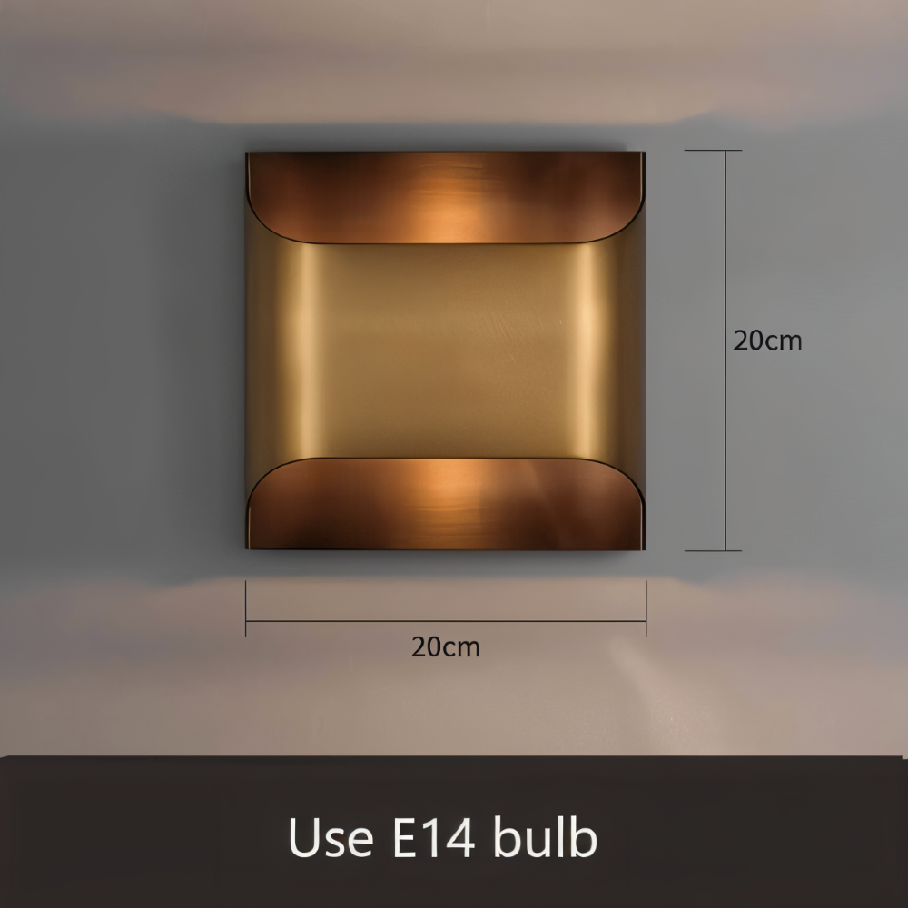 CopperCast Vägglampa - Modern Vägglampa - Vägglampa Design - Dimbar Vägglampor LED