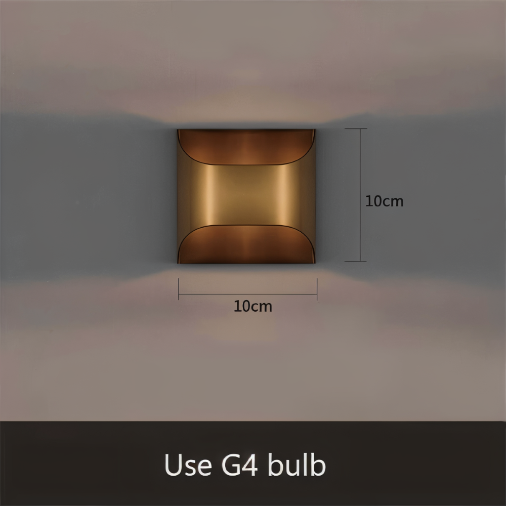 CopperCast Vägglampa - Modern Vägglampa - Vägglampa Design - Dimbar Vägglampor LED
