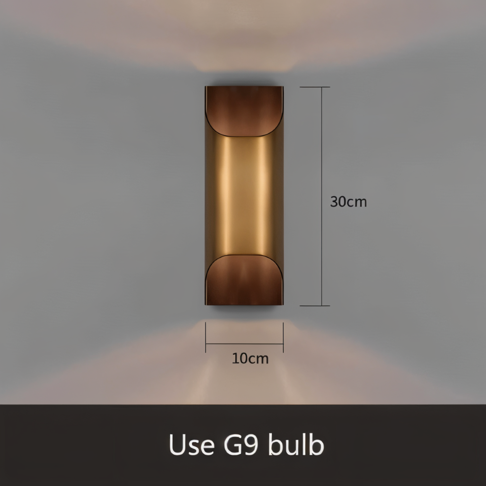 CopperCast Vägglampa - Modern Vägglampa - Vägglampa Design - Dimbar Vägglampor LED