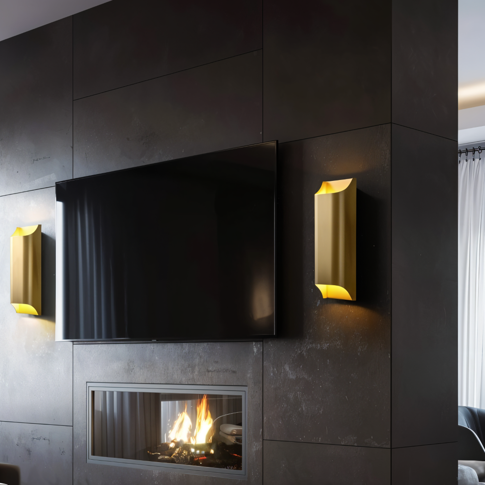CopperCast Vägglampa - Modern Vägglampa - Vägglampa Design - Dimbar Vägglampor LED