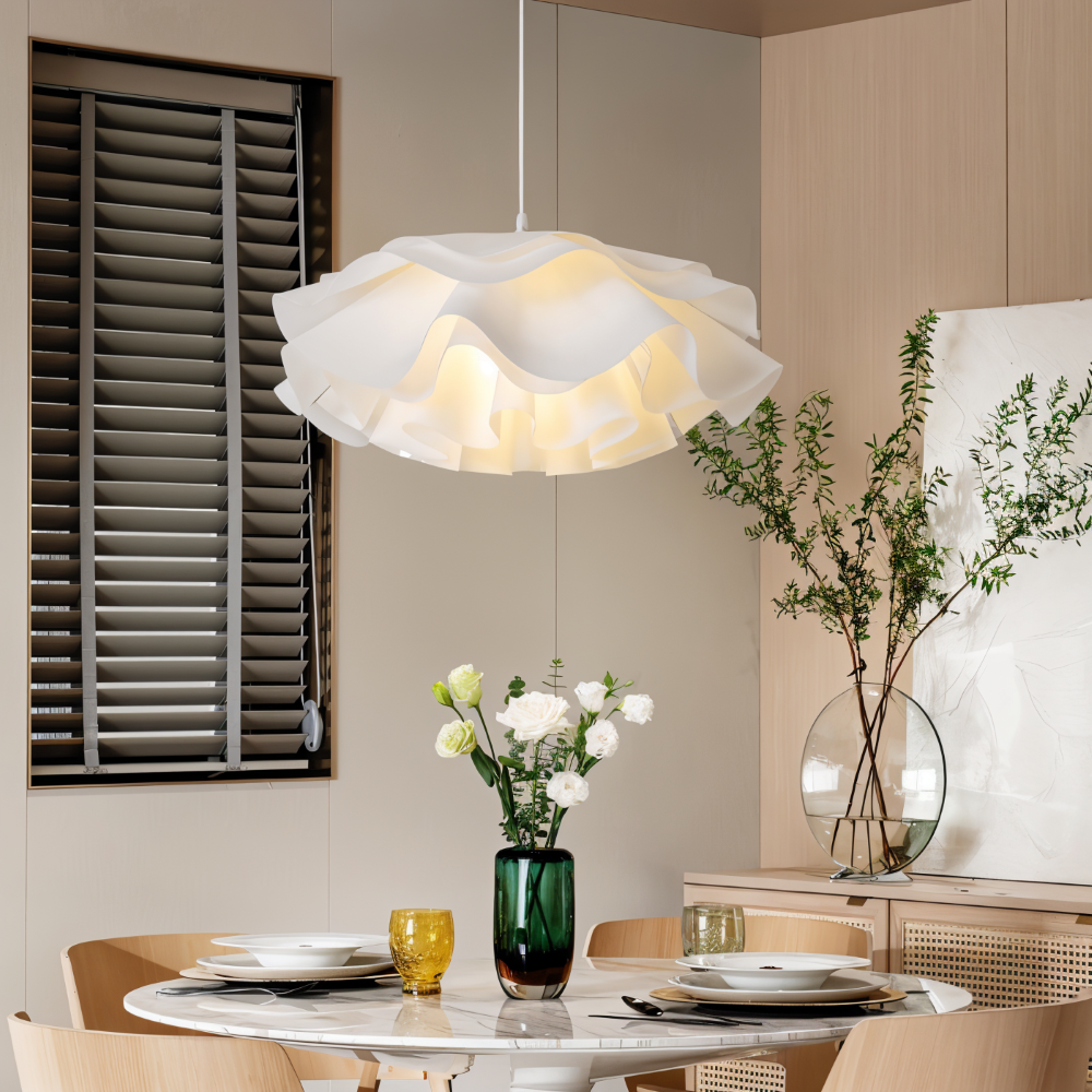 CorollaFlash Pendellampa – Elegant designerhänglampa med blombladsliknande utseende