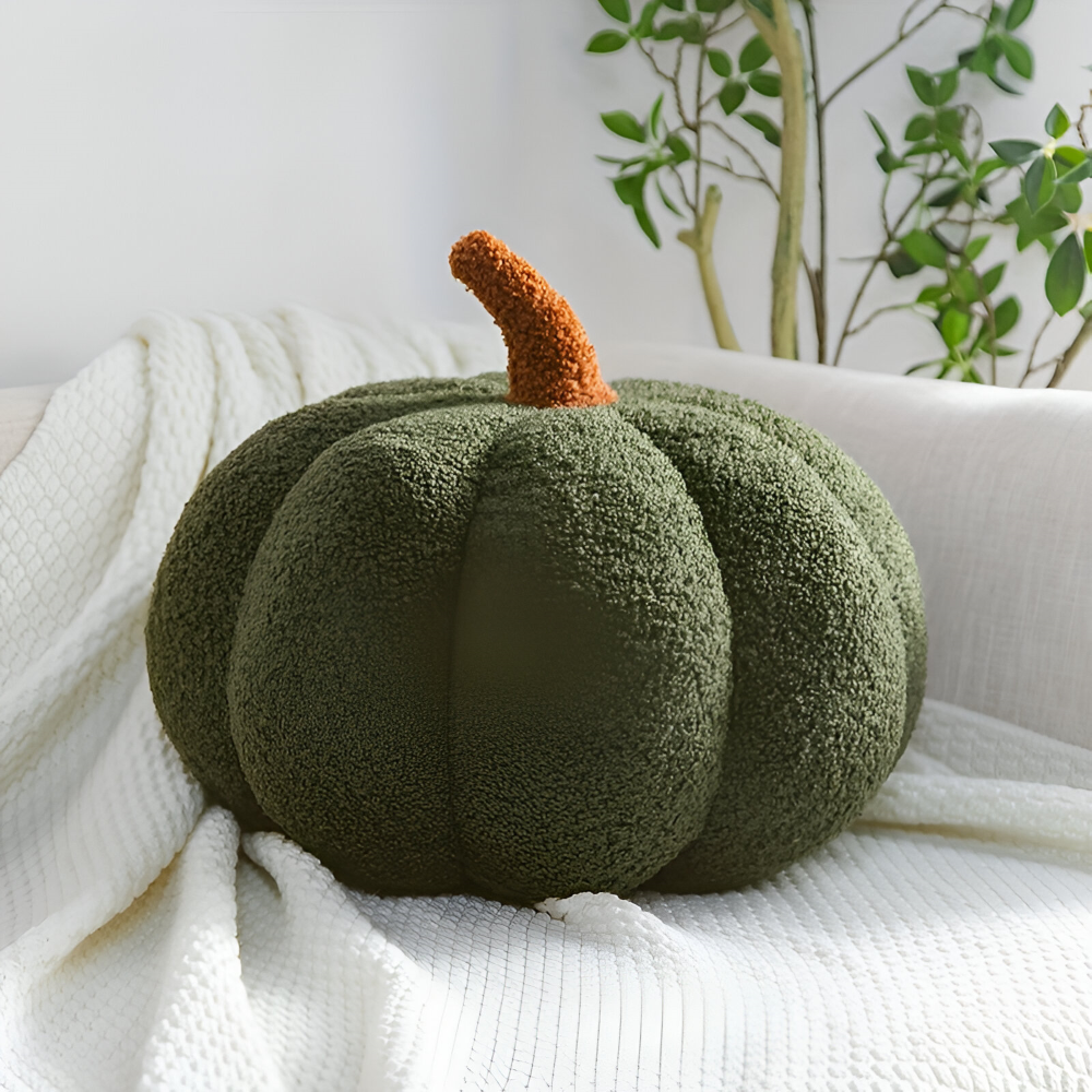 Mysigt Halloween Pumpa Dekorationskudde - Plyschiga och mjuka kuddar för festlig heminredning och partynoteringar