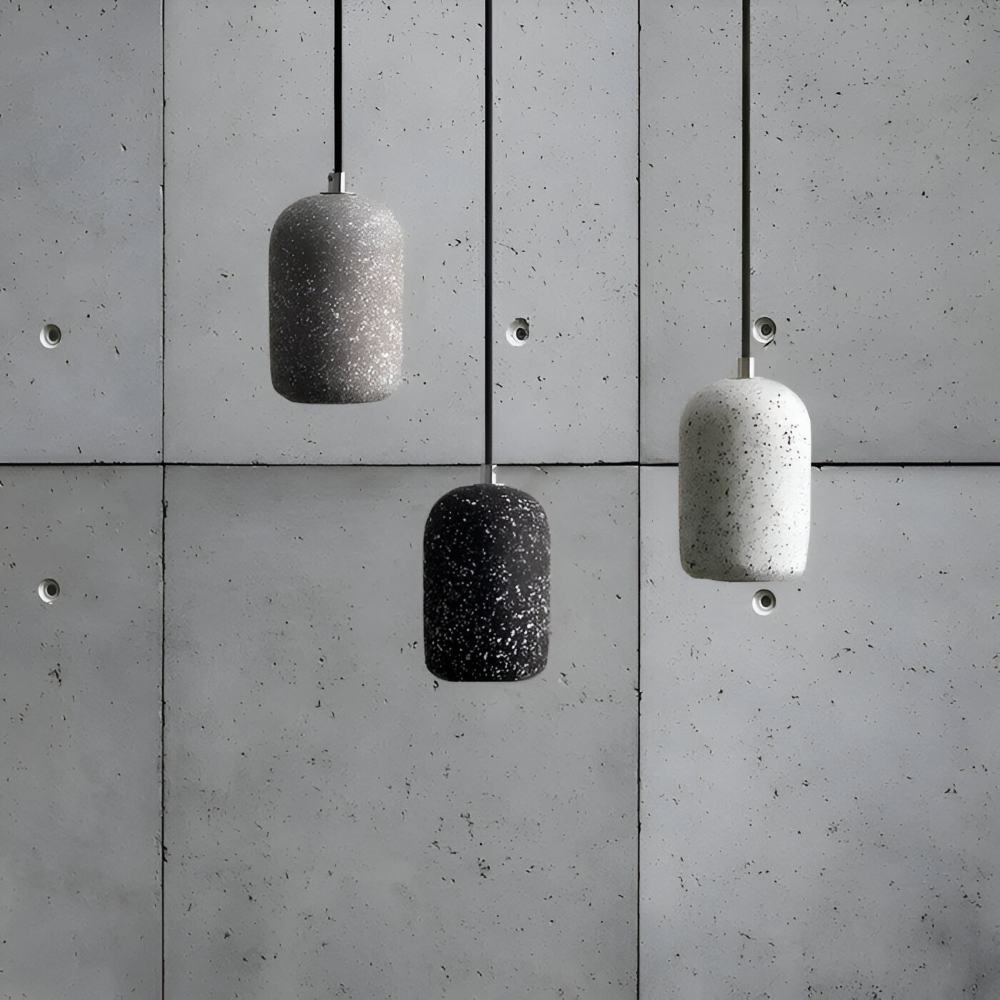 DotPlash Cement Hängande Lampor - Stilig Nordisk LED Hänglampa - Drop Lights Kök