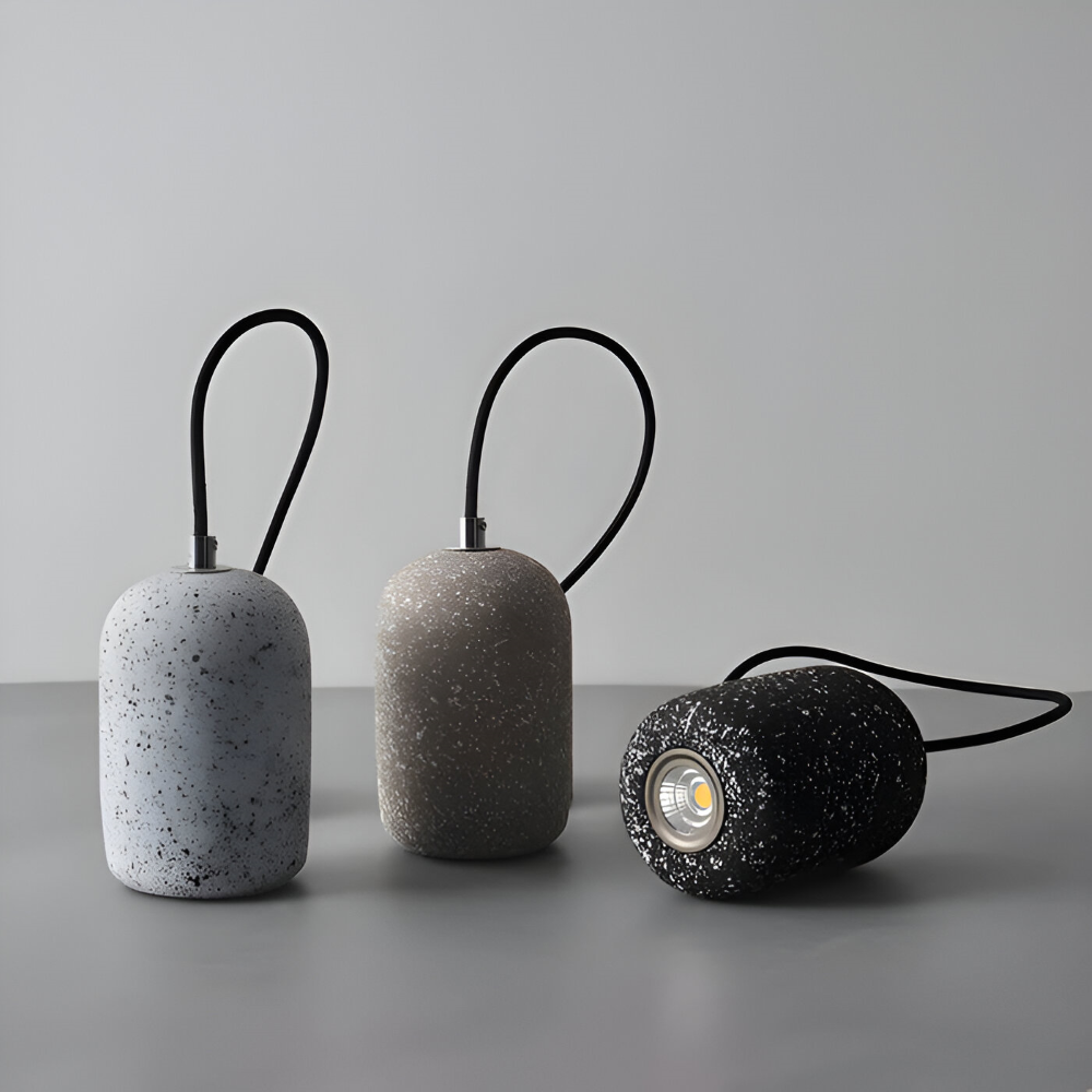DotPlash Cement Hängande Lampor - Stilig Nordisk LED Hänglampa - Drop Lights Kök