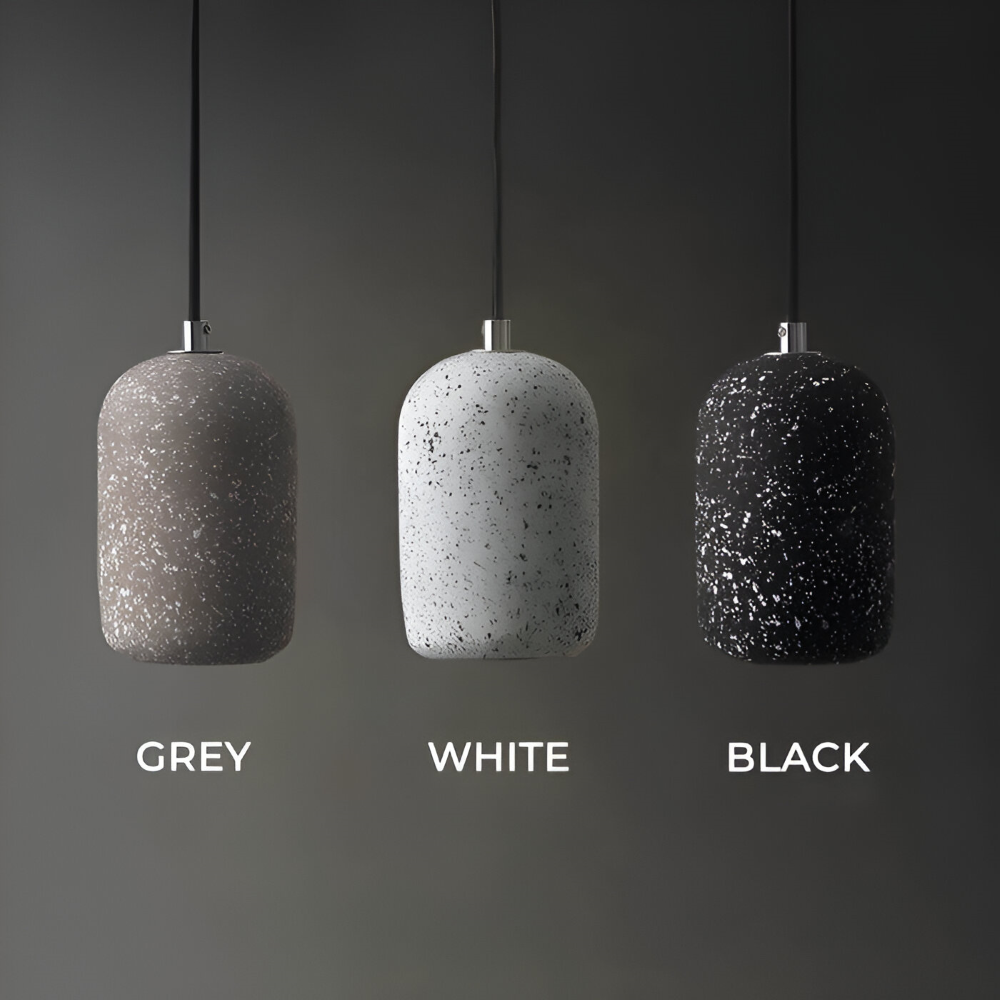 DotPlash Cement Hängande Lampor - Stilig Nordisk LED Hänglampa - Drop Lights Kök