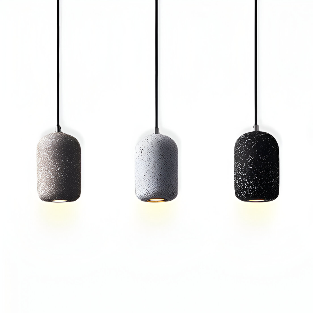 DotPlash Cement Hängande Lampor - Stilig Nordisk LED Hänglampa - Drop Lights Kök