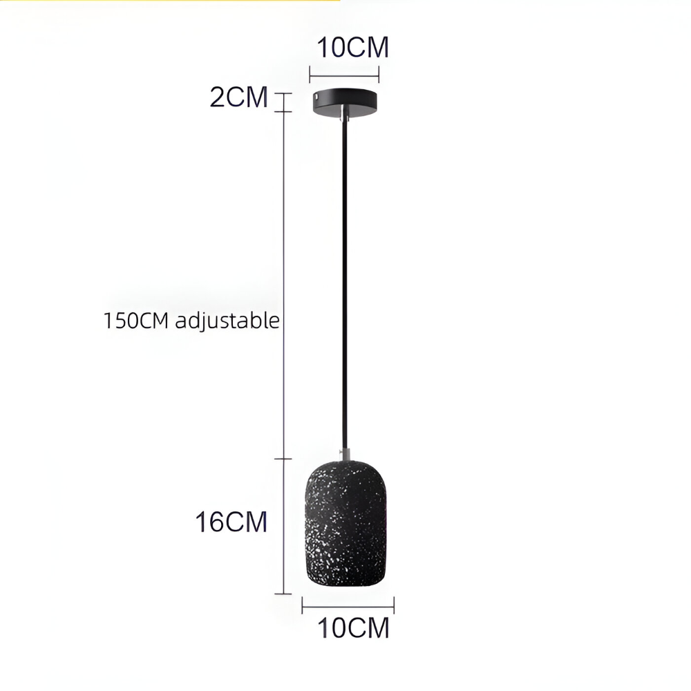 DotPlash Cement Hängande Lampor - Stilig Nordisk LED Hänglampa - Drop Lights Kök