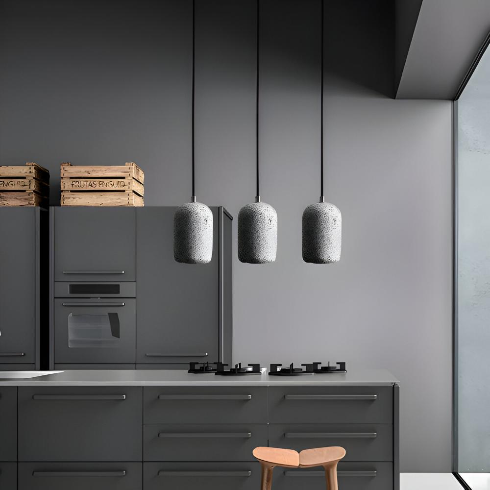 DotPlash Cement Hängande Lampor - Stilig Nordisk LED Hänglampa - Drop Lights Kök