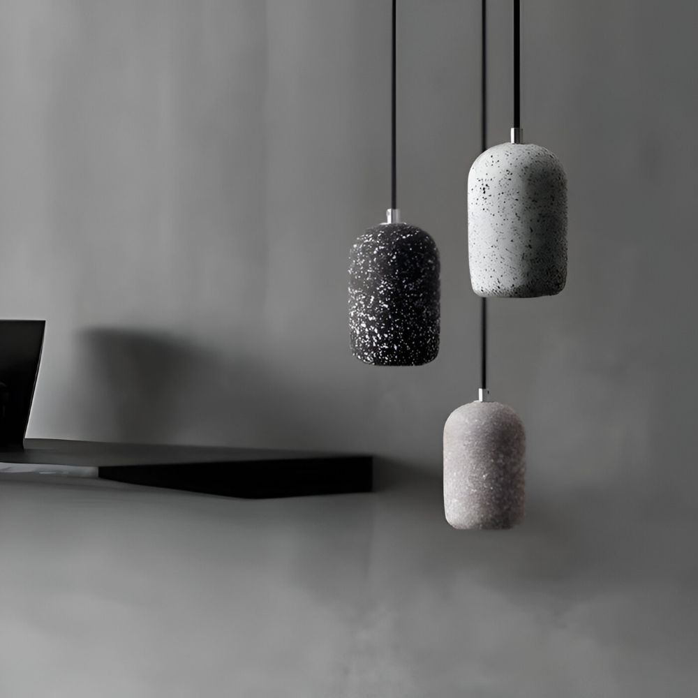 DotPlash Cement Hängande Lampor - Stilig Nordisk LED Hänglampa - Drop Lights Kök