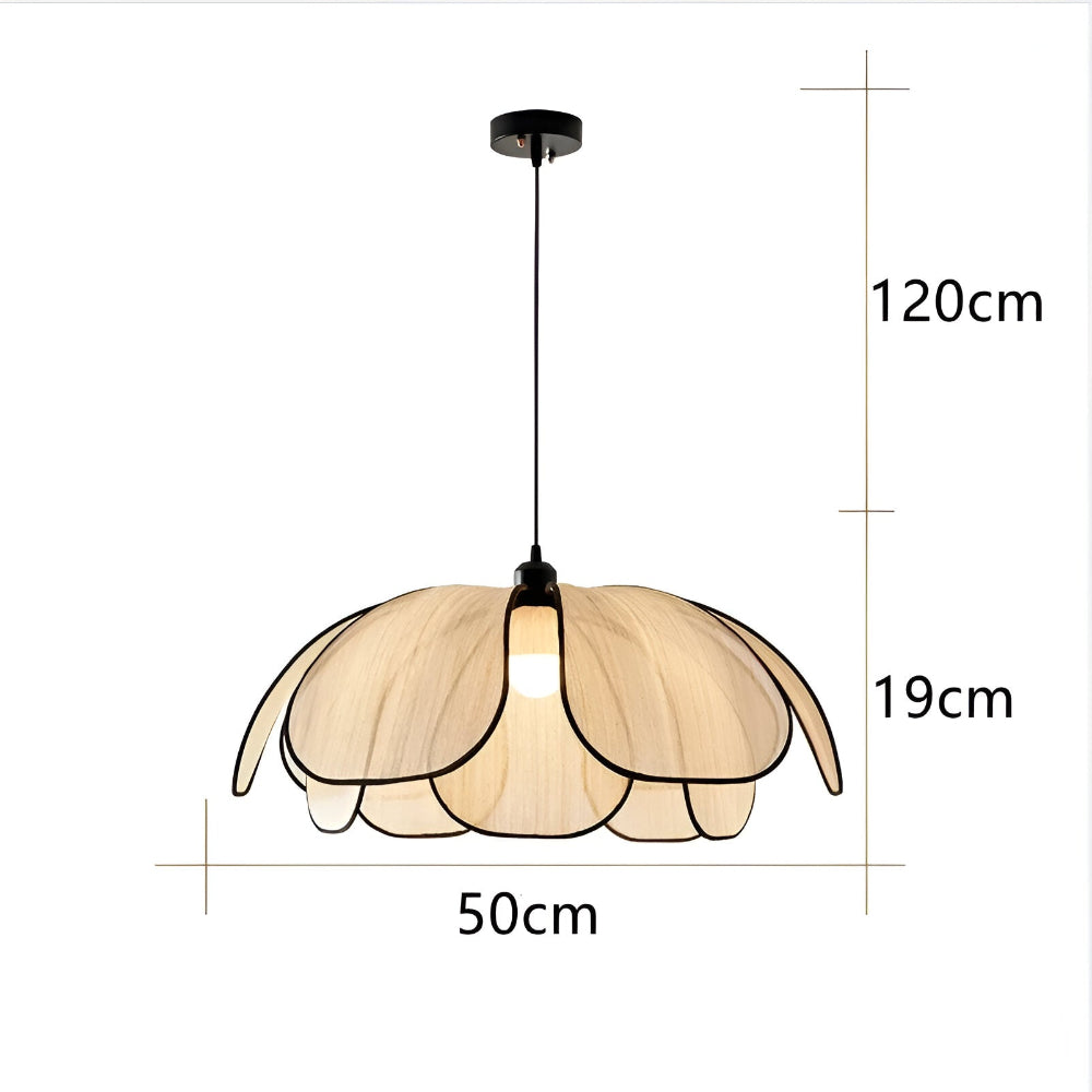Elegant Svart och Naturlig Wicker Pendellampa med Wabi Sabi Design för Unik Inredning