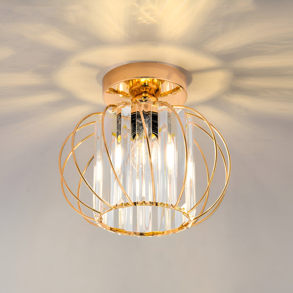 Elegant Skandinavisk Stil Glas Taklampa för Korridorer