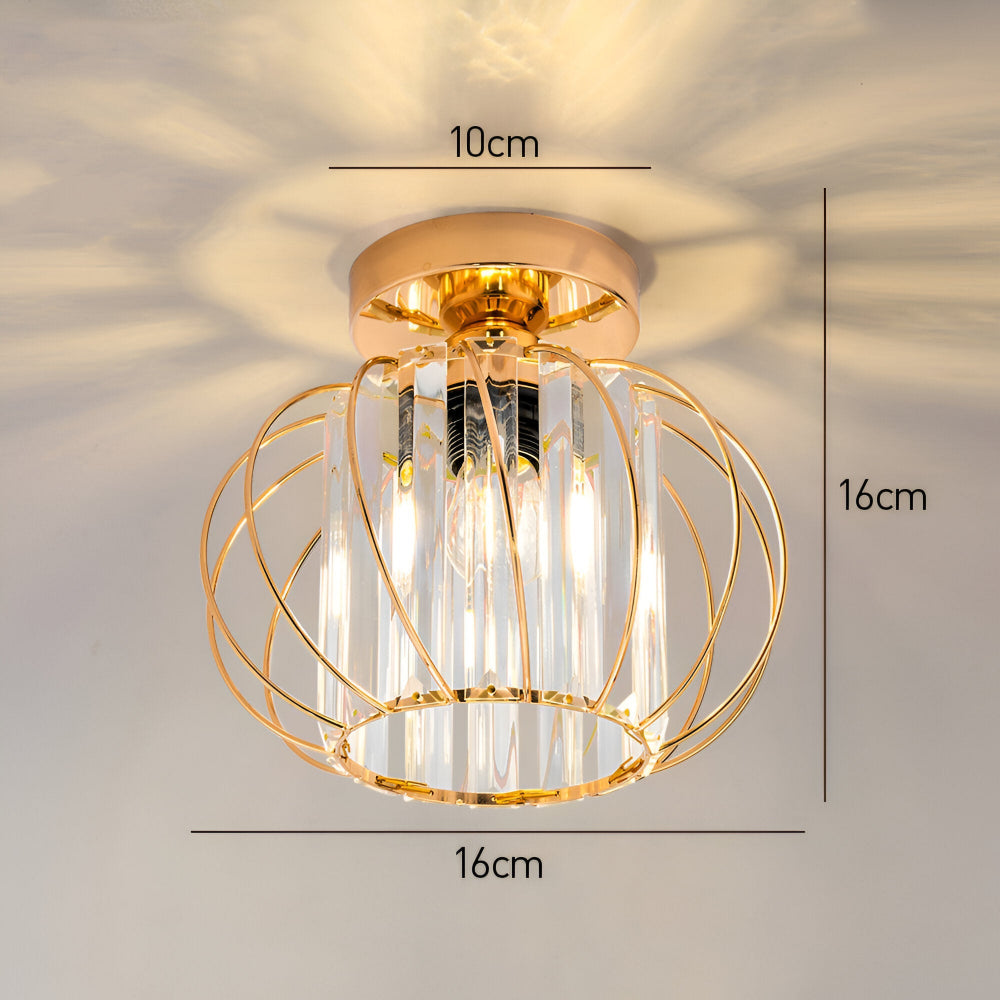 Elegant Skandinavisk Stil Glas Taklampa för Korridorer
