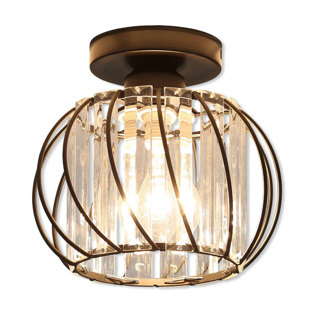 Elegant Skandinavisk Stil Glas Taklampa för Korridorer