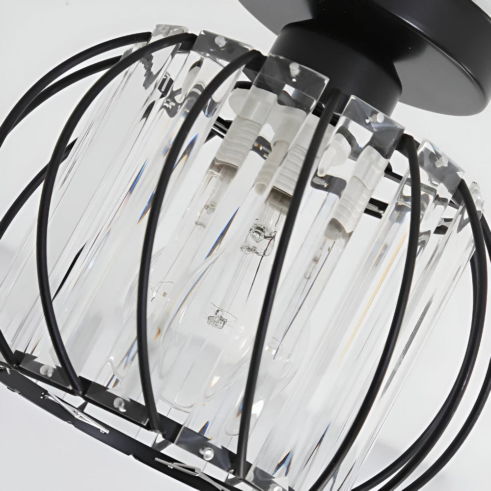 Elegant Skandinavisk Stil Glas Taklampa för Korridorer