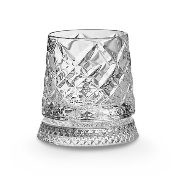 Elegant whiskyglas i kristall - 280 ml Roterande design för elegant njutning 11