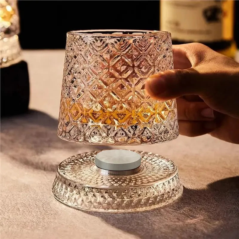 Elegant whiskyglas i kristall - 280 ml Roterande design för elegant njutning 3