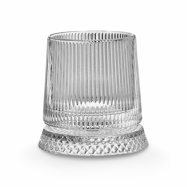 Elegant whiskyglas i kristall - 280 ml Roterande design för elegant njutning 8