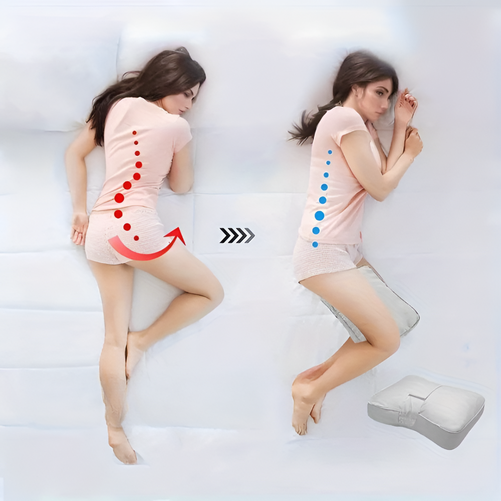 Ergonomiskt Justerbart Knäkudde – Ortopedisk Knäkudde för Sidosovare