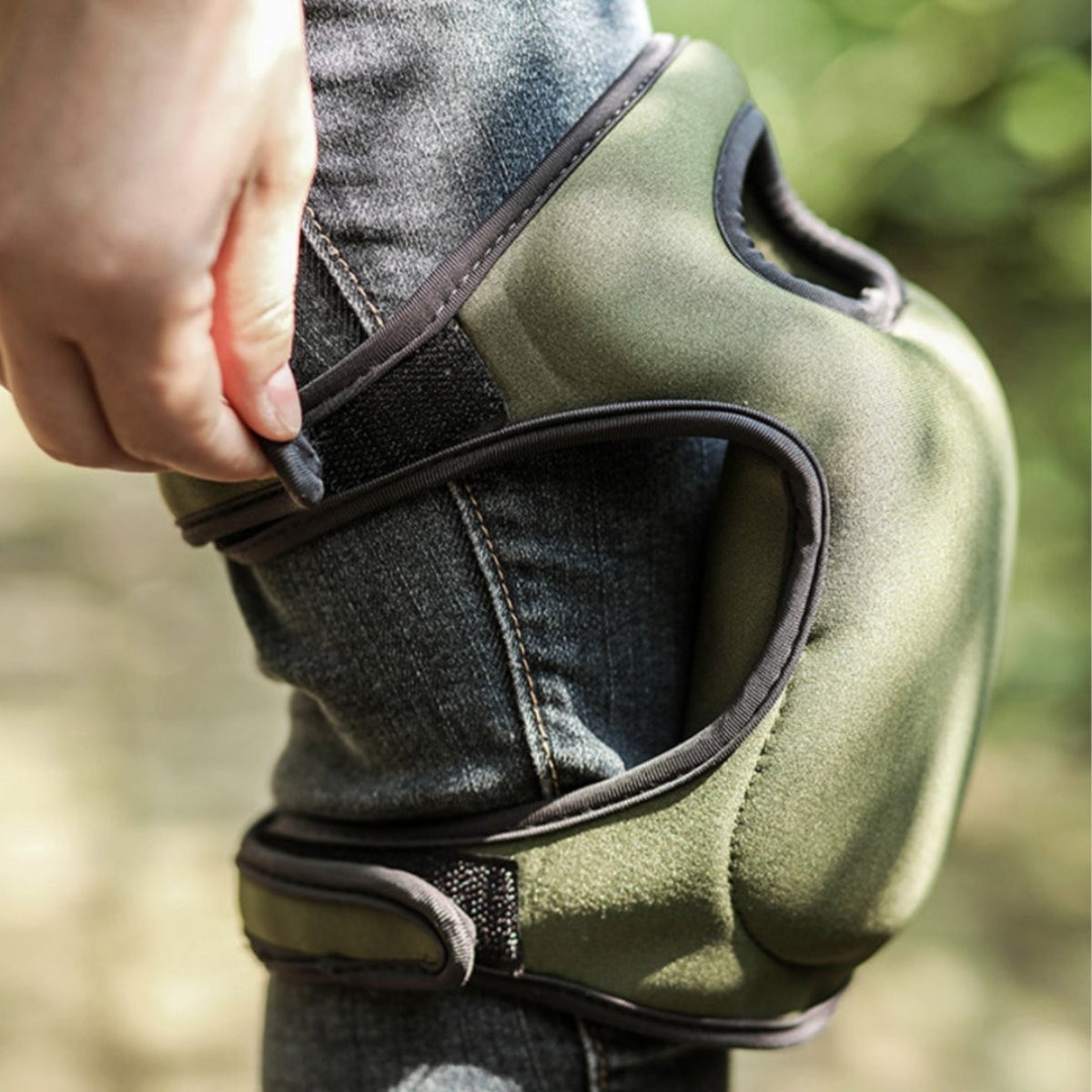 Ergonomiskt knäskyddsset - Hållbar komfort för trädgårdsarbete, tvättbar och skydd i alla väder 3