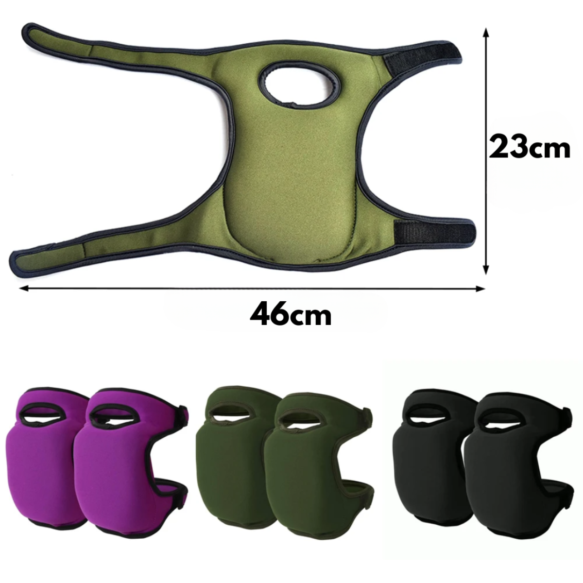 Ergonomiskt knäskyddsset - Hållbar komfort för trädgårdsarbete, tvättbar och skydd i alla väder 8
