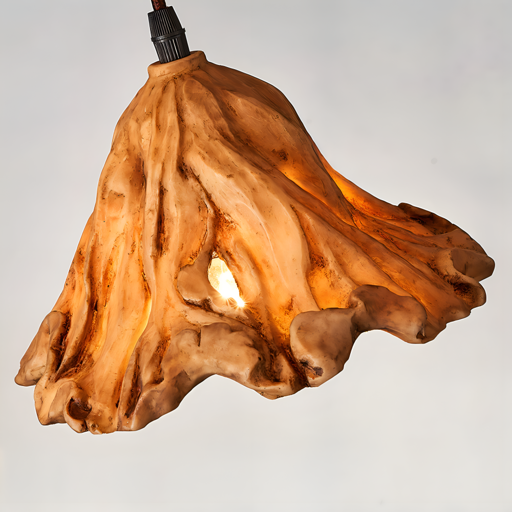 Eldig Pendellampa - Konstnärlig Harz Vulkan Design Hänglampa