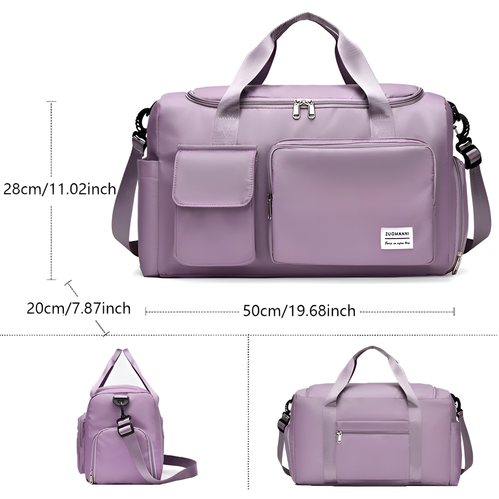 Flex and Chic Resväska - Weekend Duffle Bag - Resväska för kvinnor