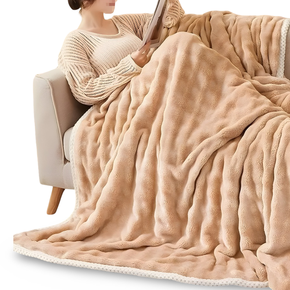 Mjuk Plysch Vinter Mysfilt - Ultra-mjuk, Bekväm Komfort för Kalla Nätter