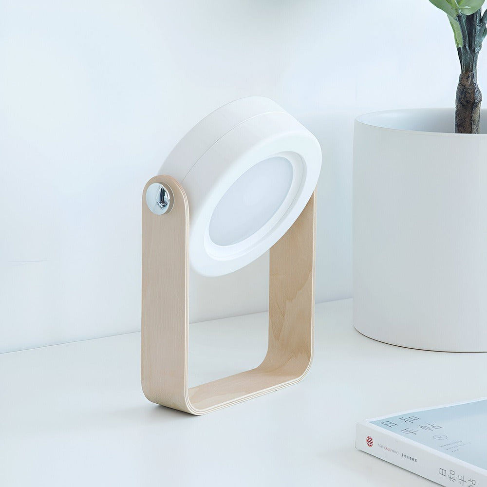 Modernt Ljus för Hemmet: Fällbar bordslampa - Snygg Design, Dimbar och Uppladdningsbar
