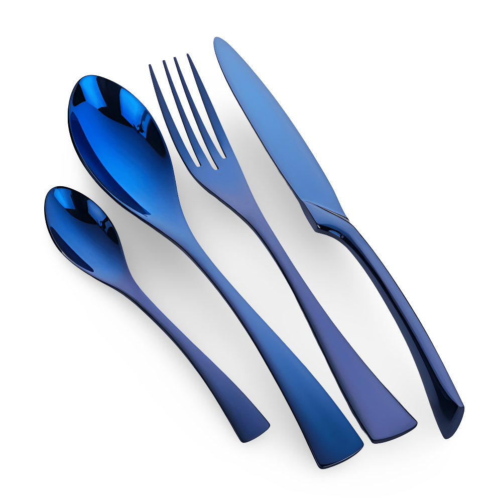 GlamourWare Bestickset i Rostfritt Stål - 5/20-Delars Set Porslin Bestickset