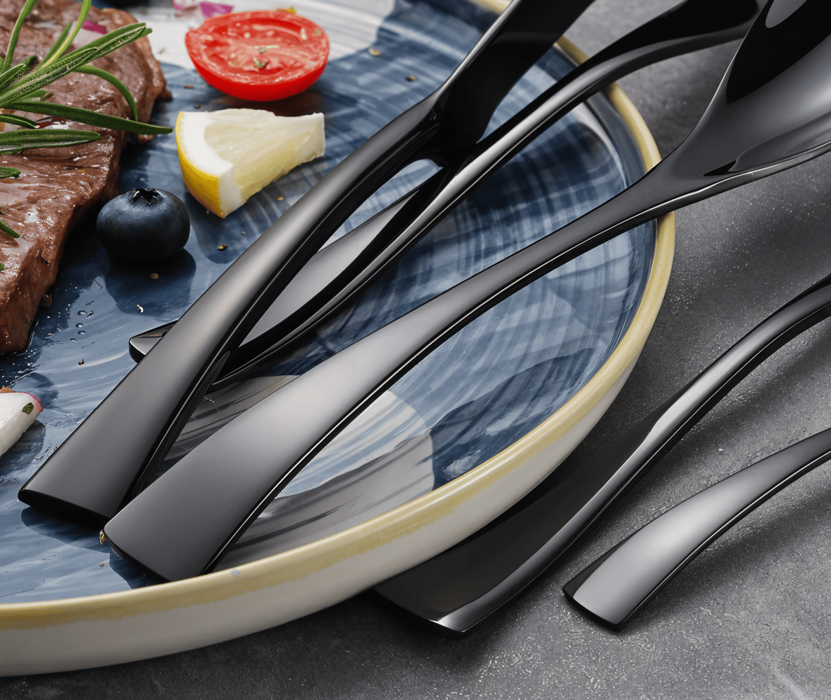 GlamourWare Bestickset i Rostfritt Stål - 5/20-Delars Set Porslin Bestickset