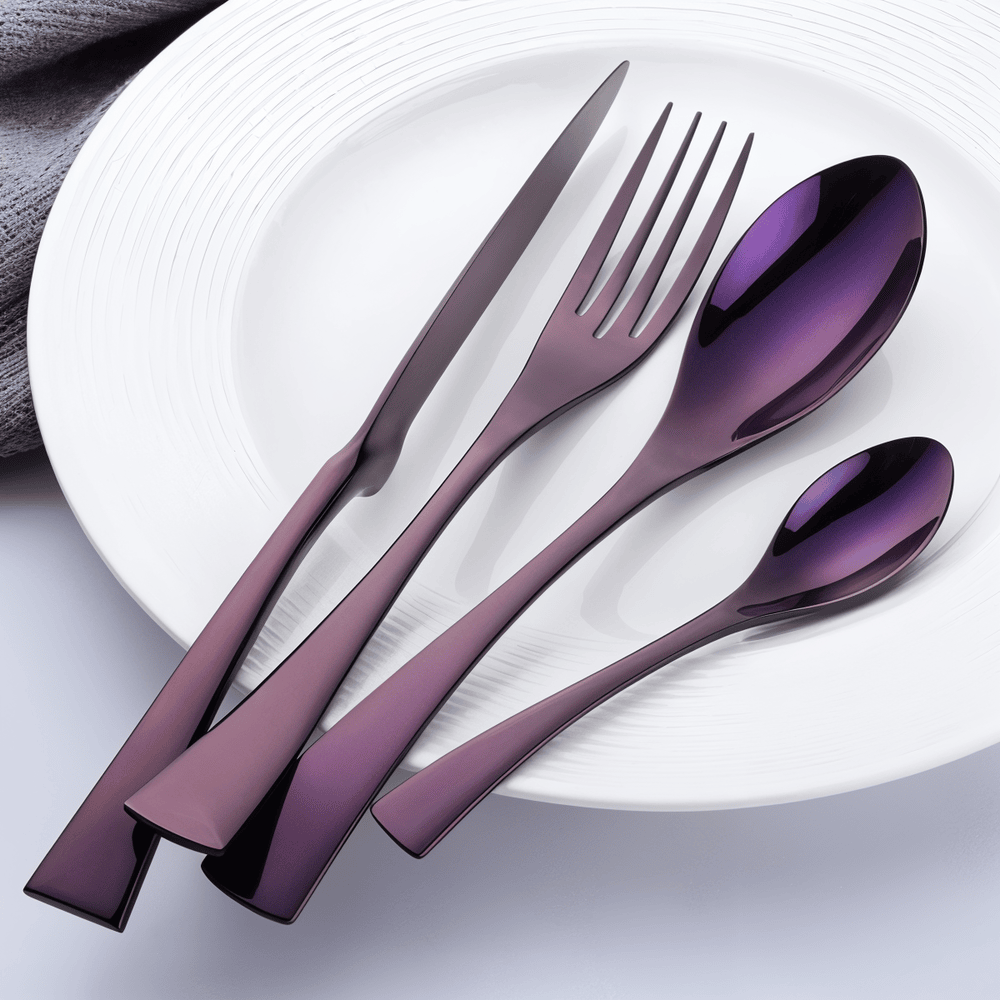 GlamourWare Bestickset i Rostfritt Stål - 5/20-Delars Set Porslin Bestickset