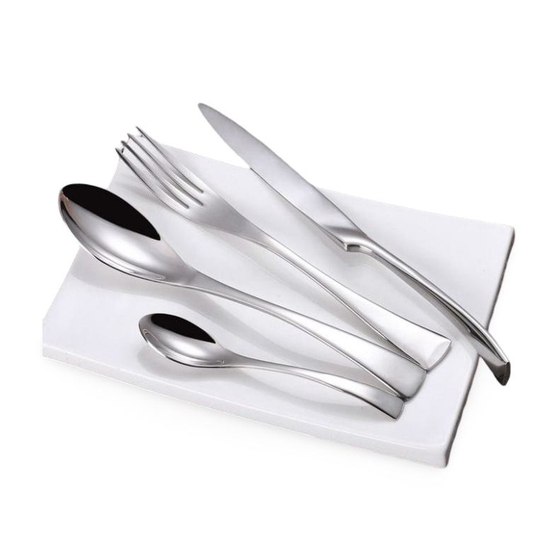 GlamourWare Bestickset i Rostfritt Stål - 5/20-Delars Set Porslin Bestickset