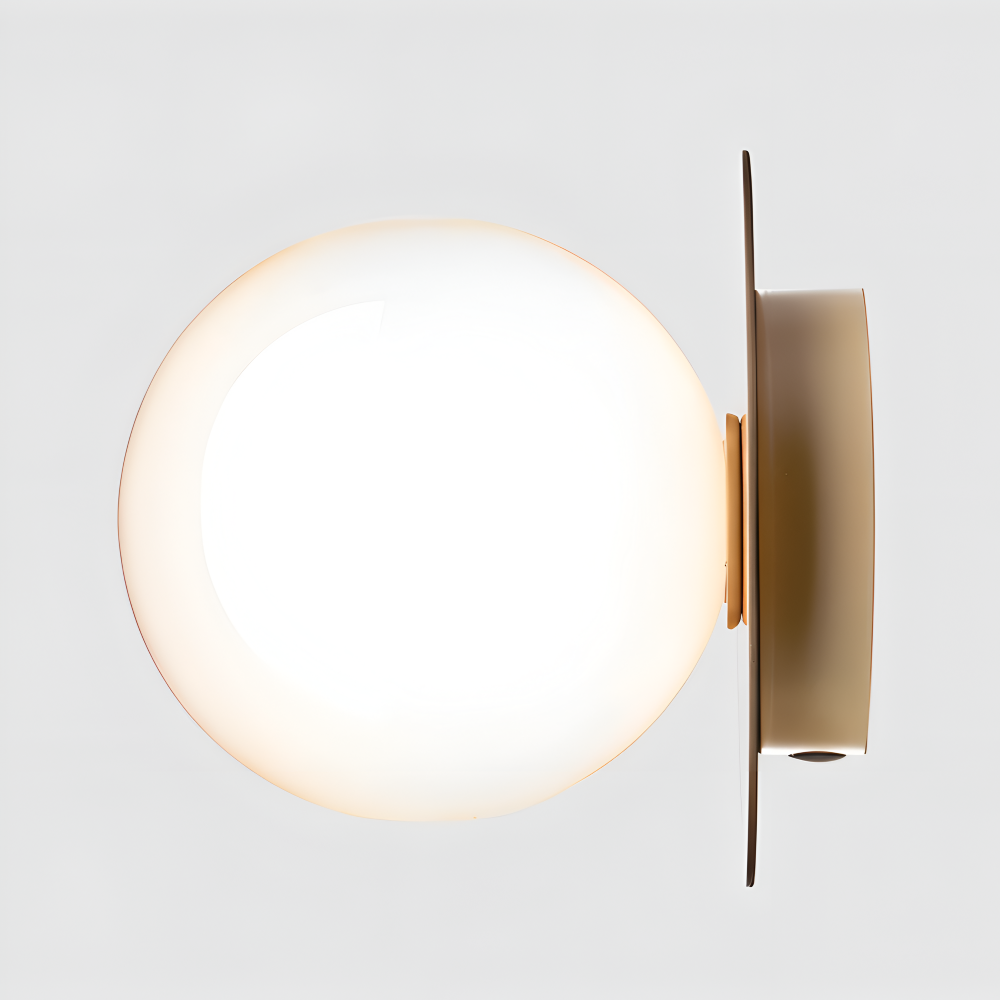 GlobeGlist Taklampa - Stilfull Mattad & Klar Kristallkula LED Taklampa