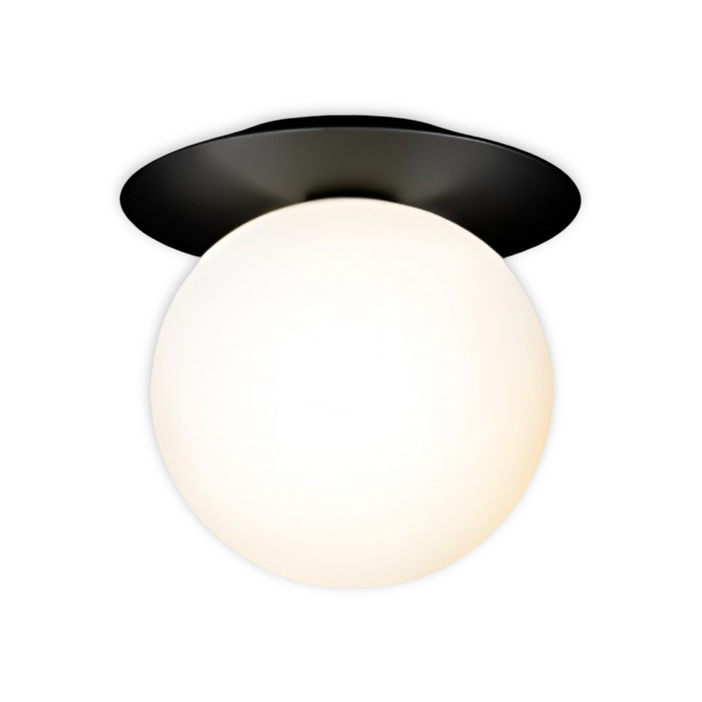 GlobeGlist Taklampa - Stilfull Mattad & Klar Kristallkula LED Taklampa