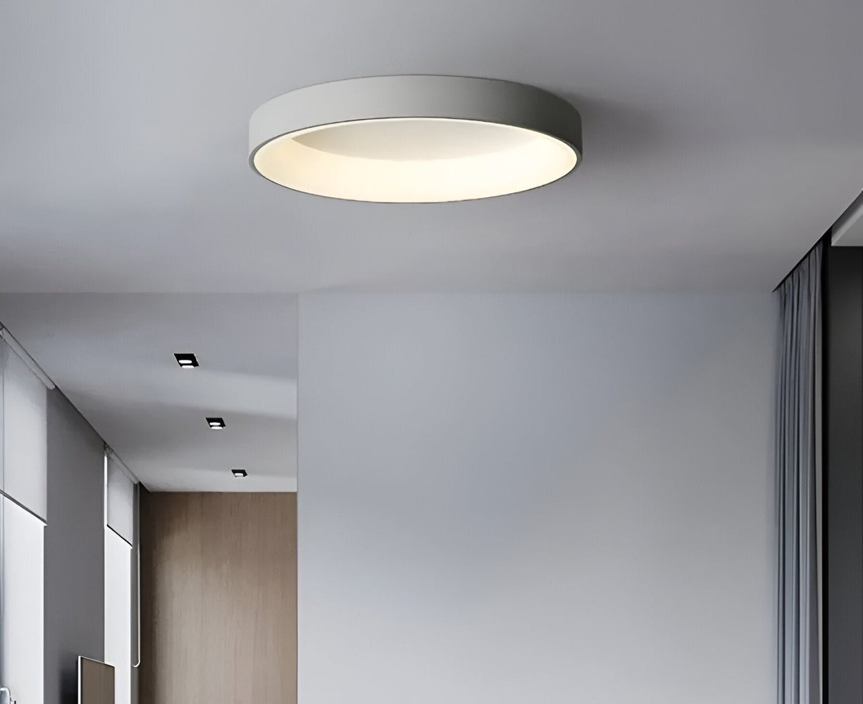 Halo Shine - Rund LED-Taklampa - Taklampa för Utanpåliggande Montering