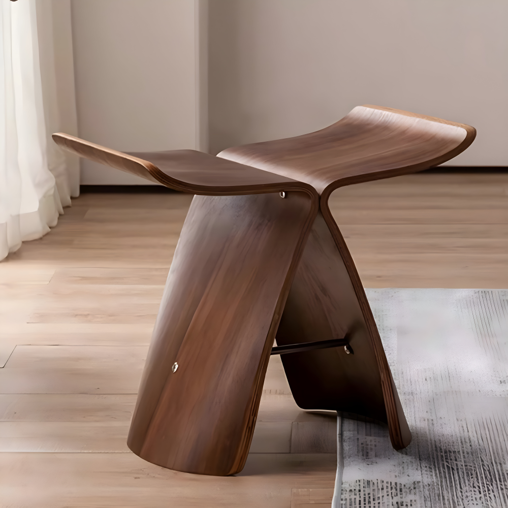 Handgjorda Hocker – Eleganta, Zen-Inspirerade Hocker i trä för Hemmet och Trädgården