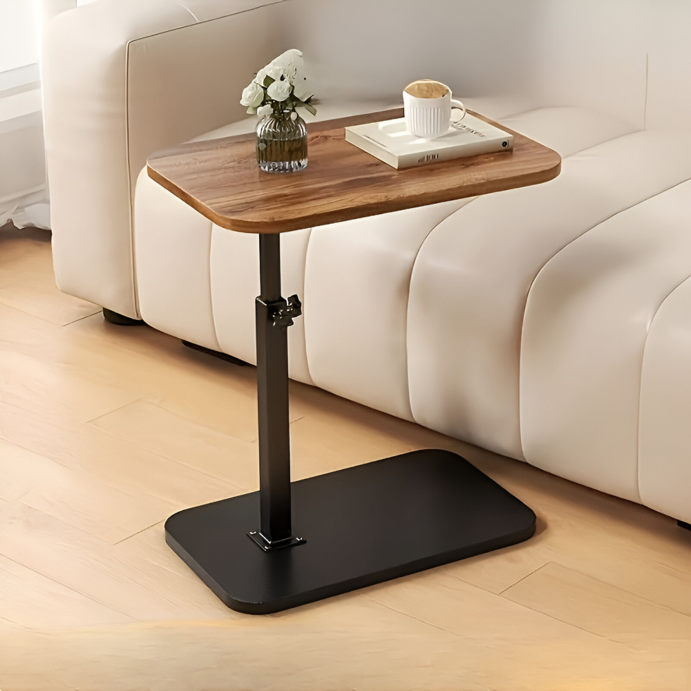 Höj- och sänkbar Modern Sidobord med Träskiva