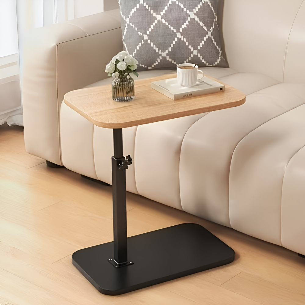 Höj- och sänkbar Modern Sidobord med Träskiva