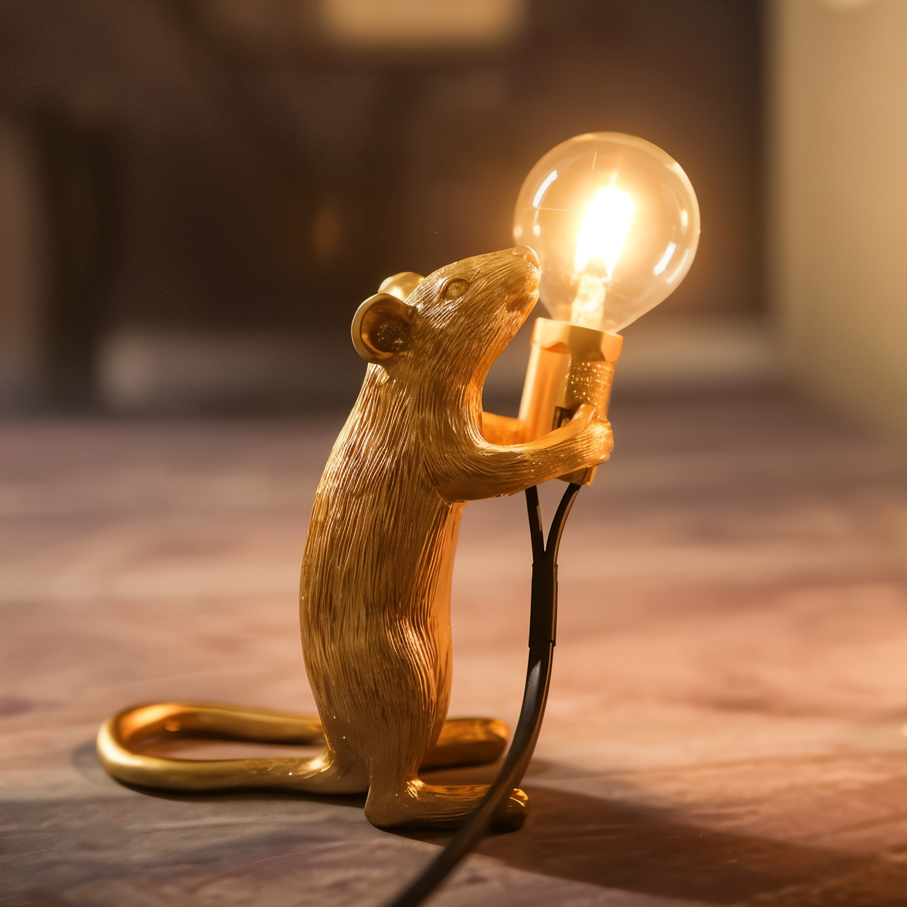 ChicMouse Bordslampa - Vintage Skrivbordslampa för Skrivbord