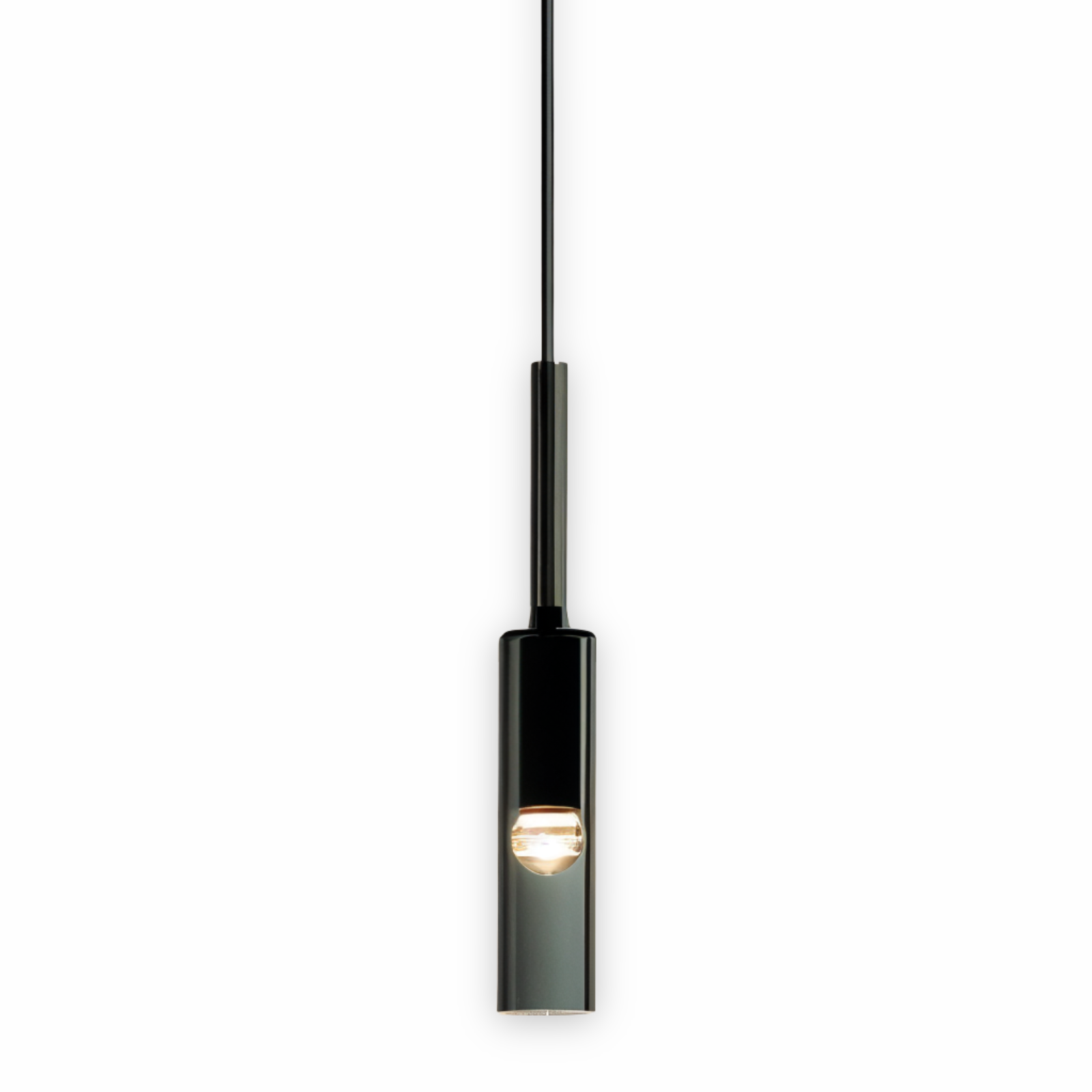 CrystalTube Pendellampa i Glas - Cylinderformad Pendellampa