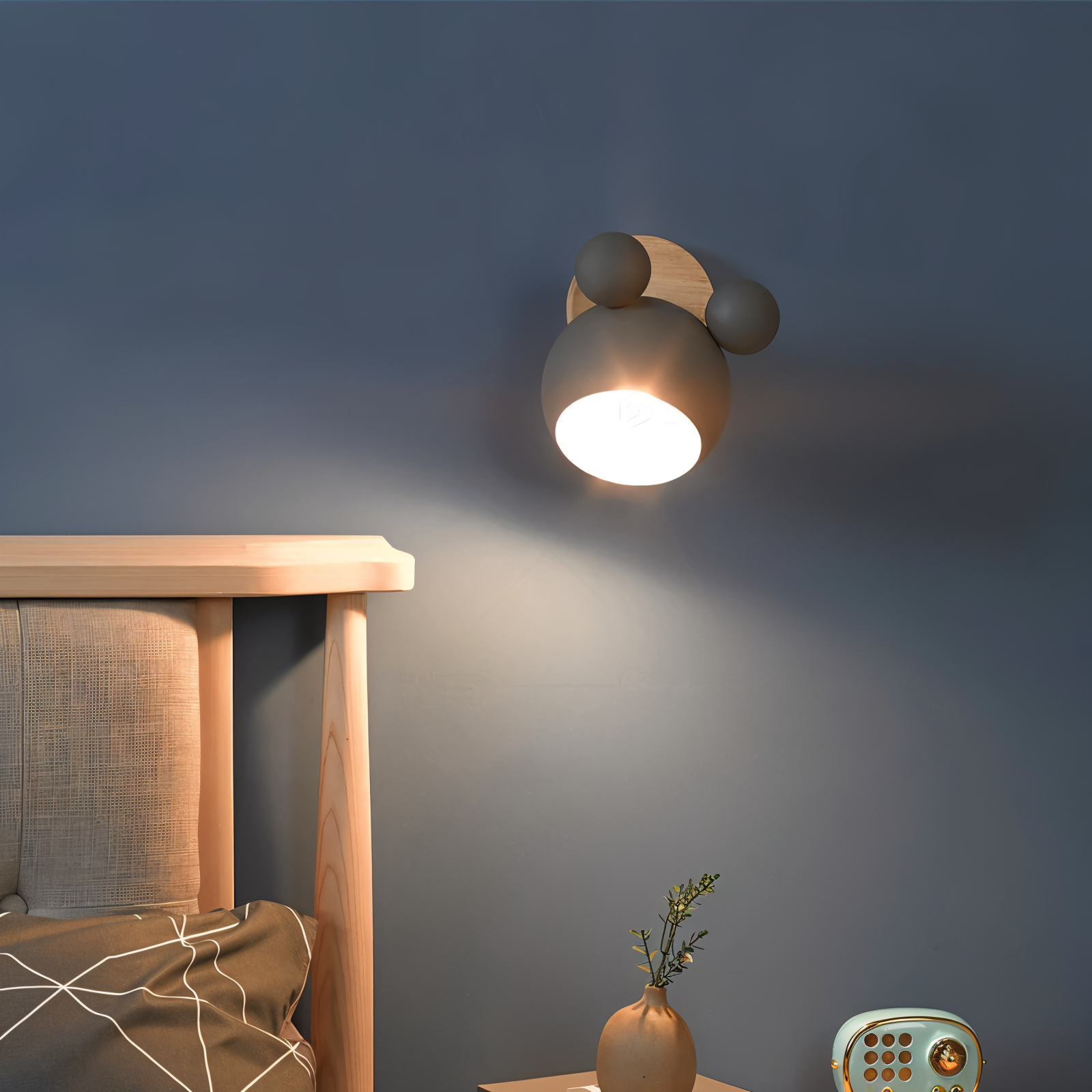 FlashMouse Vägglampa - Svängbar Macaron Vägglampa - Förtrollande Väggbelysning